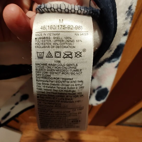 Gap Women's M Pink/Navy Tie-dye Zip-Up Sherpa Fleece Jacket - Picture 5 of 8